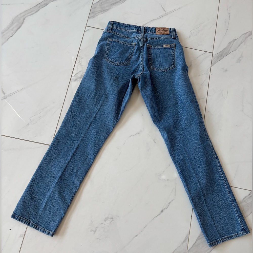 Signature by Levi Strauss  Women's Straight Leg Blue Jeans - Picture 6 of 7